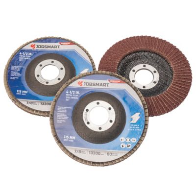 Image showing  115 mm A60 Grit Metal Flap Disc Wheels, 8-Pack