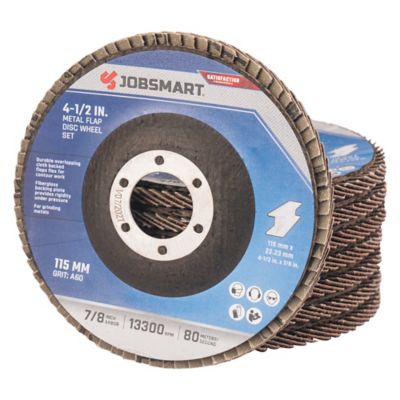 Image showing  115 mm A60 Grit Metal Flap Disc Wheels, 8-Pack