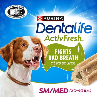 Image showing 4 th Purina DentaLife ActivFresh Oral Care Chews for Small & Medium Dogs, 15.5 oz., 21 ct.