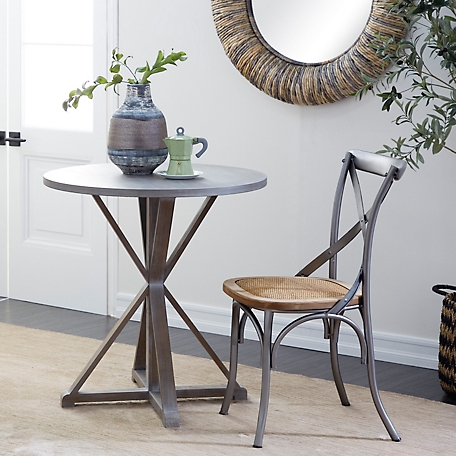 Harper & Willow Brown Wood Accent Table, 29 in. x 29 in. x 31 in.