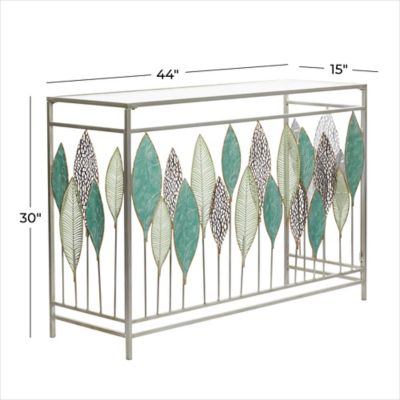 Image showing  Multicolor Metal Contemporary Console Table, 30 in. x 44 in. x 15 in.