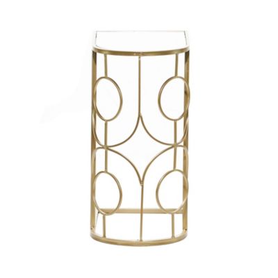 Image showing  Contemporary Metal Accent Table, Gold
