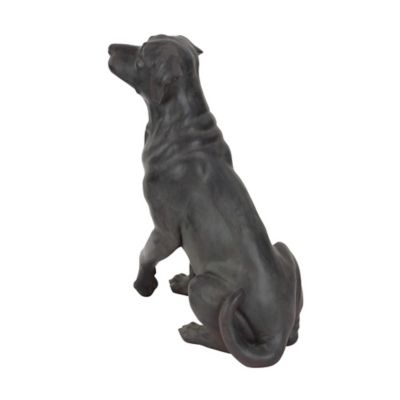 Image showing  Polystone Dog Sculpture, 20 in. x 14 in. x 9 in., Brown