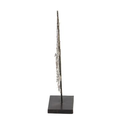 Image showing  Gold Metal Traditional Nature Sculpture, 16 in. x 11 in. x 4 in.