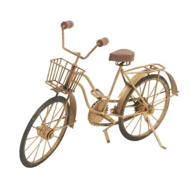 Image showing  Metal Vintage Bicycle Sculpture, 12 in. x 19 in. x 5 in., Brown