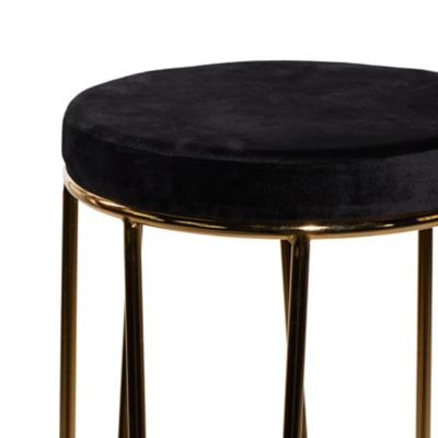 Image showing  Metal Contemporary Bar Stool, 31 in. x 17 in. x 17 in., Gold