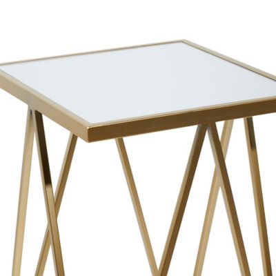 Image showing  Metal Contemporary Accent Tables, Gold, 2-Pack
