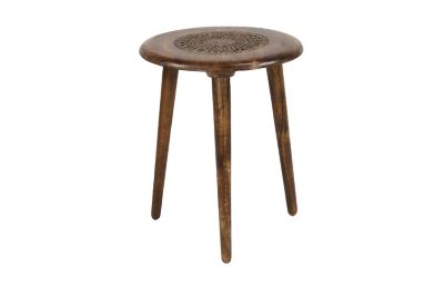 Image showing  Mango Wood Traditional Accent Table, Brown, 96078