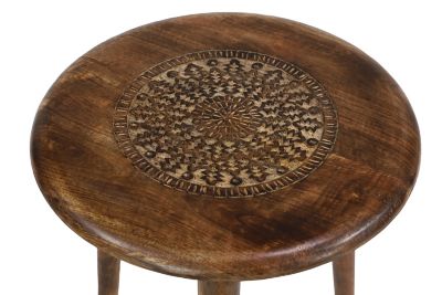 Image showing  Mango Wood Traditional Accent Table, Brown, 96078