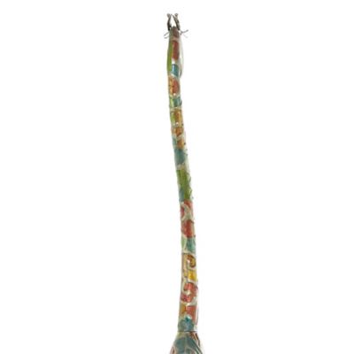 Image showing  Metal Giraffe Sculpture, 73 in. x 17 in. x 3 in., Multicolor