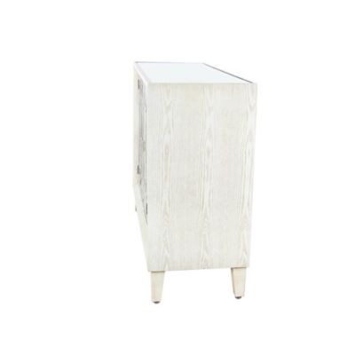 Harper & Willow Modern Wood Cabinet, 34 in. x 47 in. x 19 in., White