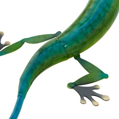 Image showing  Multicolor Metal Lizard Sculptures, 23 in. x 4 in., 2 pc.