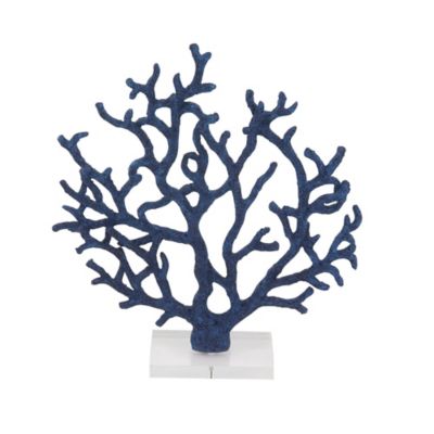 Image showing  Blue Polystone Coastal Nature Sculpture, 16 in. x 14 in. x 4 in.