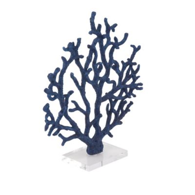 Image showing  Blue Polystone Coastal Nature Sculpture, 16 in. x 14 in. x 4 in.