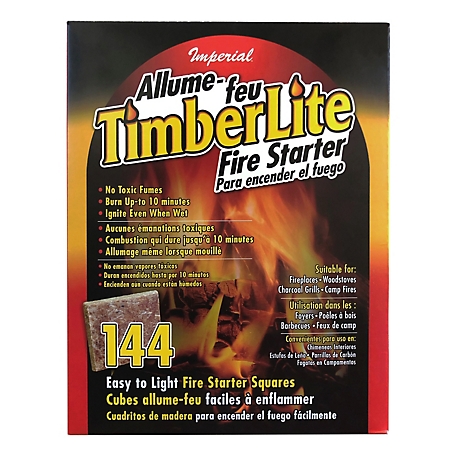 Imperial Timber-Lite Fire Starter Squares, 144 pk.