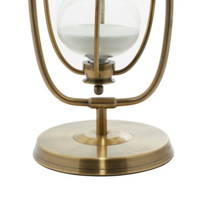 Image showing  Metal Glam Timer, 6 in. x 13 in. x 6 in., Brass