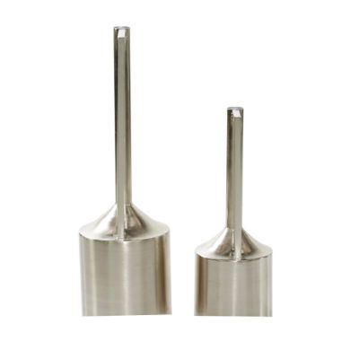 Image showing  2 pc. Silver Metal Glam Vase Set, 16 in., 22 in.