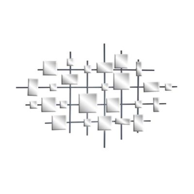 Image showing  Clear Glam Abstract Metal Wall Decor, 44 in. x 28 in.