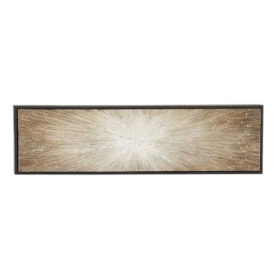 Harper & Willow Brown Glam Abstract Canvas Wall Art, 20 in. x 71 in.