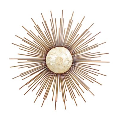 Image showing  Gold Sun Capiz Sunburst Wall Decor, 36 in.