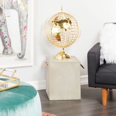 Harper & Willow Gold Stainless Steel Glam Globe, 24 in. x 17 in. x 16 in.
