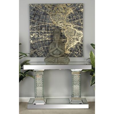 Harper & Willow Clear Glam Wood Console Table, 31 in. x 42 in.