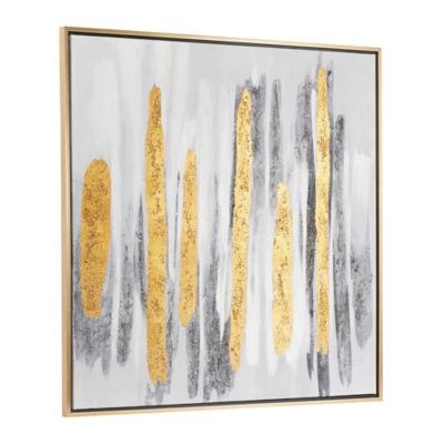 Image showing  Multicolor Glam Abstract Canvas Wall Art, 40 in. x 40 in.