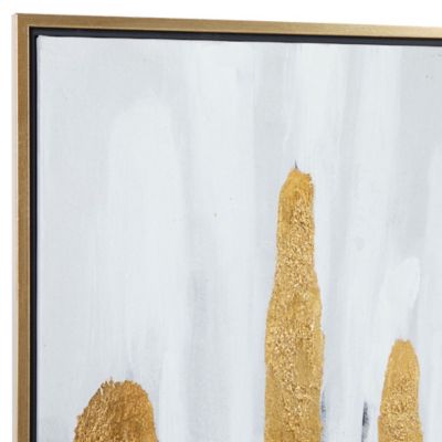 Image showing  Multicolor Glam Abstract Canvas Wall Art, 40 in. x 40 in.