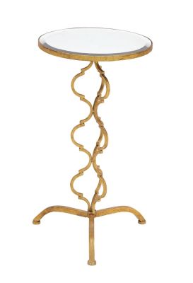Image showing  Gold Glam Metal Accent Table, 30 in. x 16 in.