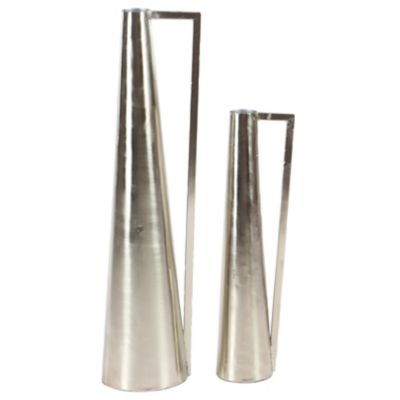 Image showing  Metal Glam Vase Set, Brown, 2 pc.