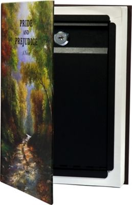 Image showing  Key Lock Real Paper Book Lock Box, 1.75 in. x 7.5 in. x 10.5 in.