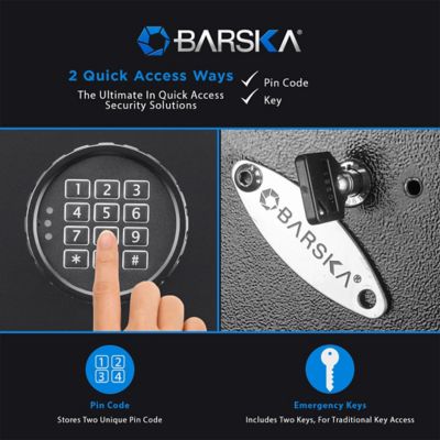 Image showing 5 th Barska Large Keypad Safe, 1.45 cu. ft.