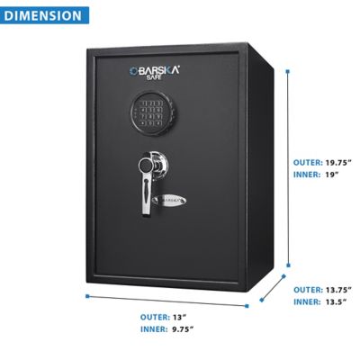 Image showing 9 th Barska Large Keypad Safe, 1.45 cu. ft.