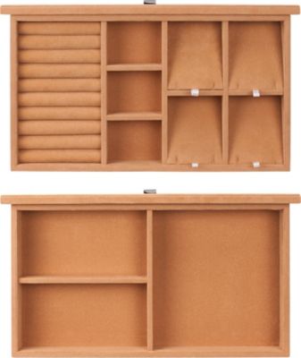 Image showing 7 th Barska Keypad Jewelry Safe, 14 in. x 18 in. x 17.5 in., White/Tan