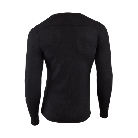 Carhartt Underwear: Men's MBL113 Black Base Force Midweight Classic Crew  Thermal