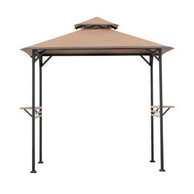 Sunjoy 5 ft. x 8 ft. Arbrook V.2A Grill Backyard Gazebo