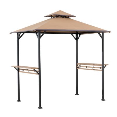 Image showing  5 x 8 ft. Arbrook V.2A Grill Backyard Gazebo