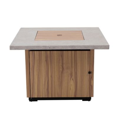 Sunjoy 38 in. Roberts Outdoor Square LP Fire Pit Table