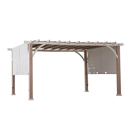 SummerCove 12 ft. x 14 ft. Metal Pergola with Adjustable Canopy