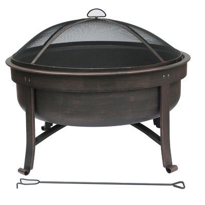 Image showing  31 in. Santa Cruz Round Wood-Burning Fire Pit