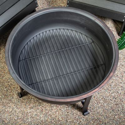 Image showing  31 in. Santa Cruz Round Wood-Burning Fire Pit