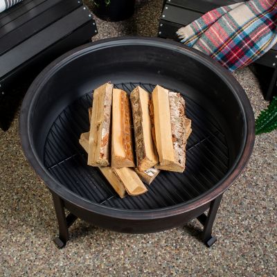 Image showing  31 in. Santa Cruz Round Wood-Burning Fire Pit