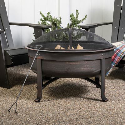 Image showing  31 in. Santa Cruz Round Wood-Burning Fire Pit