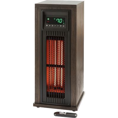 Lifesmart Electric 23 in. Tower Heater with Oscillation, 127 sq. ft., 5,100 BTU