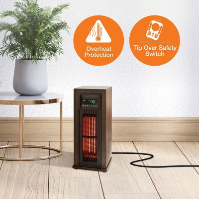 Image showing  Electric 23 in. Tower Heater with Oscillation, 127 sq. ft., 5,100 BTU