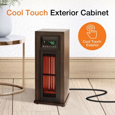 Image showing  Electric 23 in. Tower Heater with Oscillation, 127 sq. ft., 5,100 BTU