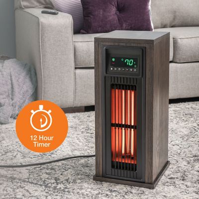 Image showing  Electric 23 in. Tower Heater with Oscillation, 127 sq. ft., 5,100 BTU