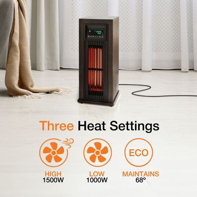 Image showing 5 th Lifesmart Electric 23 in. Tower Heater with Oscillation, 127 sq. ft., 5,100 BTU