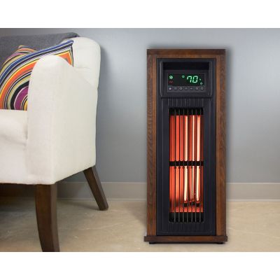 Image showing 7 th Lifesmart Electric 23 in. Tower Heater with Oscillation, 127 sq. ft., 5,100 BTU