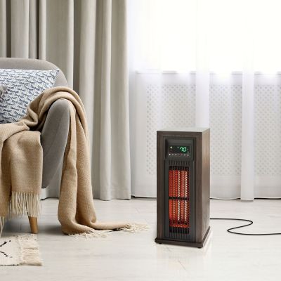 Image showing 9 th Lifesmart Electric 23 in. Tower Heater with Oscillation, 127 sq. ft., 5,100 BTU